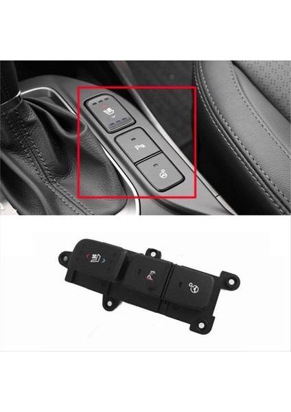 93315-2W325 Sağ Gösterge Anahtarı Montajı Handbrake Anahtarı Koltuk Havalandırılmış Isıtma Düğmesi Santa Fe Koltuğu (Yurt Dışından) fırsatları