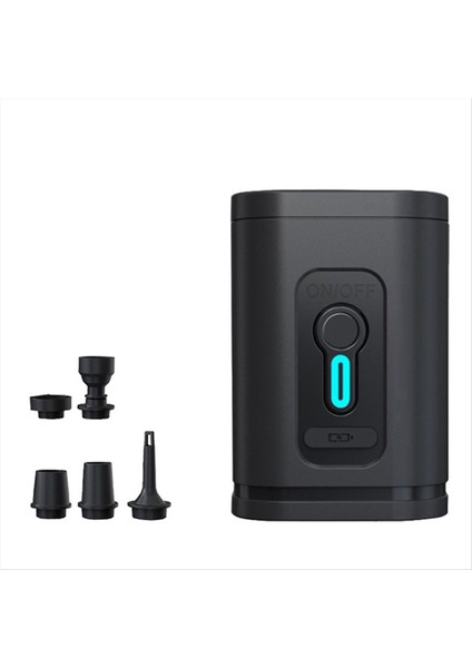 Işıklı Elektrikli Hava Pompası Mini Kablosuz Hava Kompresörü USB Şarj Şarjı Şişiricisi/dış Mekan Kampı Için Kirpik Pompaları A (Yurt Dışından)