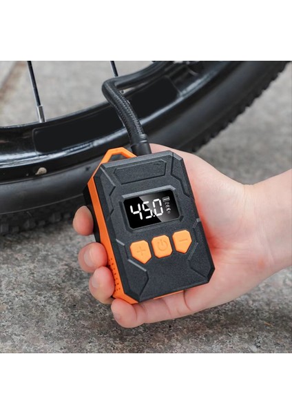 Dijital Basınç Göstergesi Otomatik Durdurma Işlevi Hava Pompası ile 150PSI Mini Bisiklet Pompası Bisiklet Lastik Şişiricisi (Yurt Dışından) fiyatları