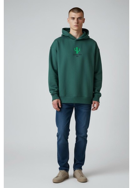 Don't Hug Me Oversize Unisex Kapüşonlu Sweatshirt