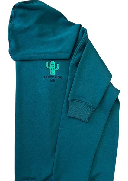 Don't Hug Me Oversize Unisex Kapüşonlu Sweatshirt indirimleri