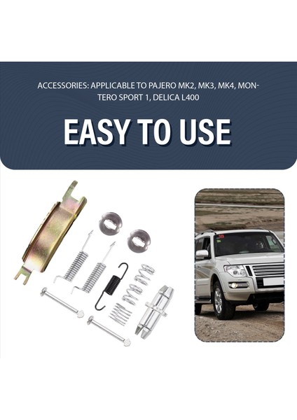 Mitsubishi Için Arka El Fren Onarım Kiti Pajero Mk2 Mk3 Mk4 Montero Sport 1 2 Delica L400 Sağ MB858543 (Yurt Dışından) modelleri