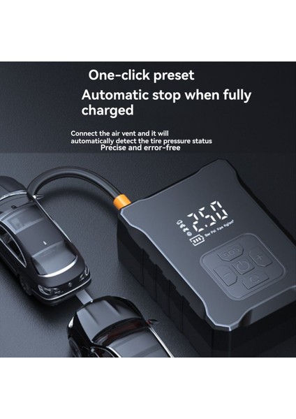 Araç Hava Pompası Hava Kompresörü 12V 150PSI Motosiklet Bisiklet Araç Lastiği Için Elektrikli Kablosuz Taşınabilir Lastik Şişirme Pompası (Yurt Dışından) indirimleri