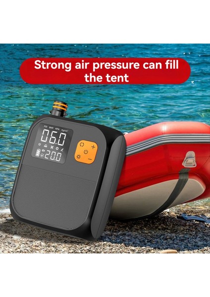 Taşınabilir Elektrik Hava Pompası 80W 8000MAH Pil Şişmesi Kürek Tahtaları Tekneler ve Kayaklar Normal Çanta (Yurt Dışından) fiyatları