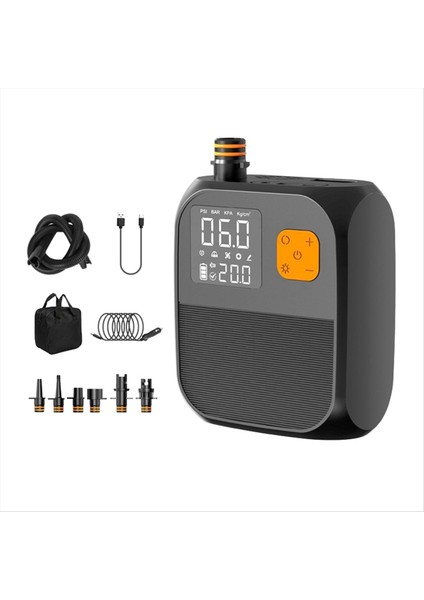 Taşınabilir Elektrik Hava Pompası 80W 8000MAH Pil Şişmesi Kürek Tahtaları Tekneler ve Kayaklar Normal Çanta (Yurt Dışından) modelleri