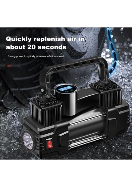 12V 150PSI Araç Lastik Pompası Taşınabilir Otomatik Hava Pompası Dijital Ekran Elektrikli Araç Lastik Şişman Vakum Lastik Pompası A (Yurt Dışından) fiyatları