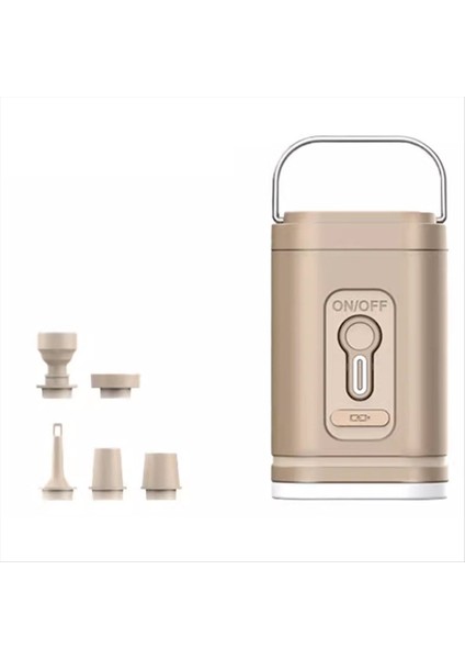 Işıklarla Elektrikli Hava Pompası Mini Kablosuz Hava Kompresörü USB Şarj Şarjı Şişiricisi/dış Mekan Kampı Için Kirpik Pompalar B (Yurt Dışından)