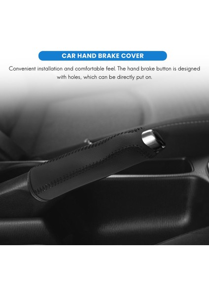 Honda / Accord / Civic 8 Için El Fren Kapağı Koruyucu Manşon Siyah + Siyah Çizgi (Yurt Dışından) fiyatları