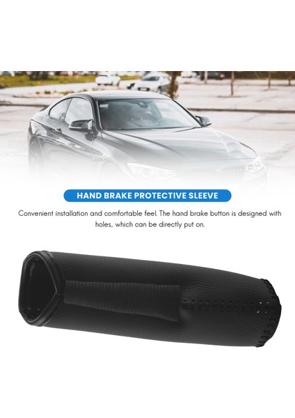 Honda / Accord / Civic 8 Için El Fren Kapağı Koruyucu Manşon Siyah + Siyah Çizgi (Yurt Dışından) fırsatları