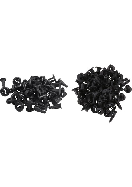 25PCS Plastik Itme Araba Tamponu Çamurluk Kapı Perçinleri Klipsli 10MM Delik 50 Pcs 6MMX12MM Plastik Perçinli Araba Itme Klipsleri (Yurt Dışından)
