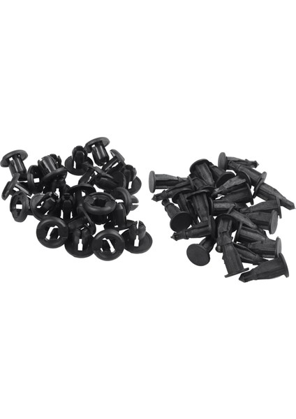 25PCS Plastik Itme Araba Tamponu Çamurluk Kapı Perçinleri Klipsli 10MM Delik 50 Pcs 6MMX12MM Plastik Perçinli Araba Itme Klipsleri (Yurt Dışından) fiyatları