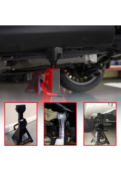 4pcs Kauçuk Jack Pad Jack Stand Adaptörü Evrensel Kauçuk Çerçeveli Çerçeveli Raylı Kuzu Koruyucu Araç Kaldırma Pedleri (Yurt Dışından) fırsatları