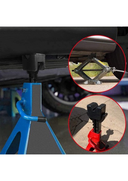 4pcs Kauçuk Jack Pad Jack Stand Adaptörü Evrensel Kauçuk Çerçeveli Çerçeveli Raylı Kuzu Koruyucu Araç Kaldırma Pedleri (Yurt Dışından) indirimleri
