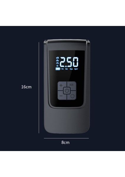 Dijital Ekran Hava Kompresörü Lastik Şişiricisi Kablosuz Araç Bisiklet Lastik Hava Pompası Taşınabilir Enflasyon Pompası C C (Yurt Dışından) modelleri