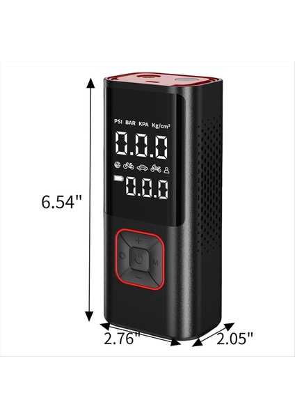 Taşınabilir Lastik Şişiricisi-Otomatik Kapatma Led&#39 Si Işık TIP-C-6000MAH ile 150PSI Kablosuz Hava Kompresörü (Yurt Dışından) indirimleri