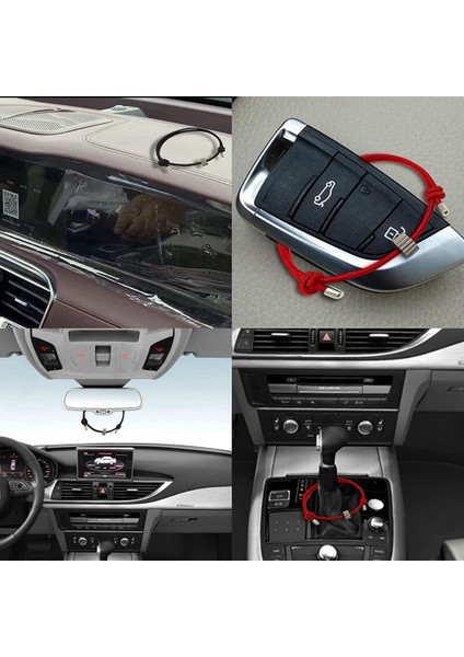 2pcs Araba Pencere Cam Kesici Bilezikler Tungsten Karbür Boncuklu Otomotiv Pencere Camı Acil Durum Aracı Siyah Kırmızı (Yurt Dışından) modelleri