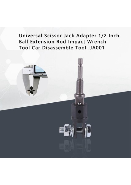 Evrensel Makas Jack Adaptörü 1/2 Inç Top Uzatma Çubuğu Darbe Anahtarı Aracı Araba Araç IJA001 (Yurt Dışından) modelleri