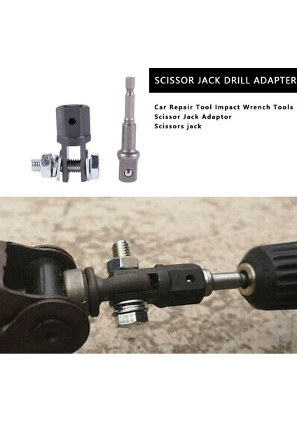 Evrensel Makas Jack Adaptörü 1/2 Inç Top Uzatma Çubuğu Darbe Anahtarı Aracı Araba Araç IJA001 (Yurt Dışından) fırsatları