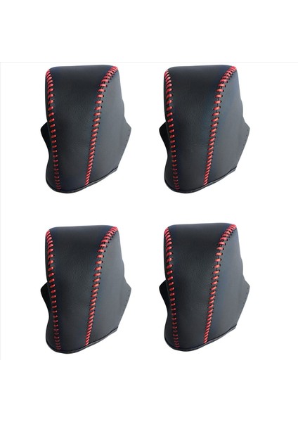 4x El Dikiş Si Vites Vardiya Kolu Düğmesi Kapak Uygun El Freni Kapağı Dişli Vardiyası Kol Kapağı Honda Feidu Civic Için (Yurt Dışından)