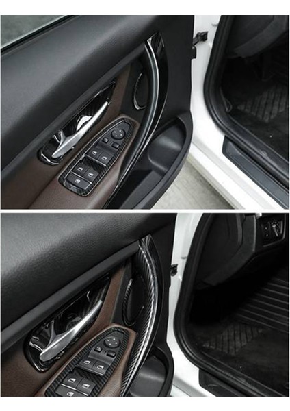 6pcs Abs Iç Kapı Kolu -Bmw 3 4 Seri 3 Serisi Gt F30 F35 2013-2019 Siyah (Yurt Dışından) indirimleri