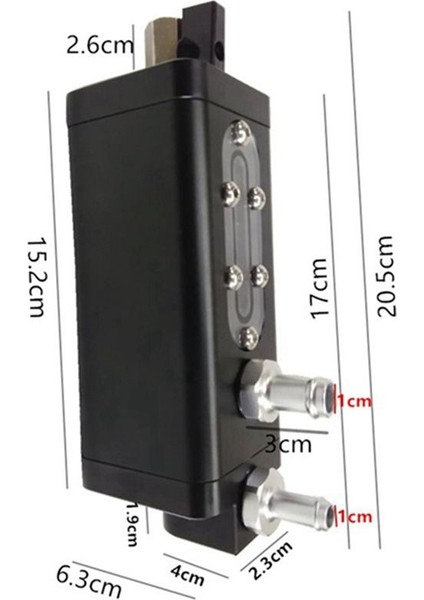 Evrensel Siyah Araç Değiştirilmiş Alüminyum Şaşkın Yağ Toplama Tankı 2 Port Siyah Yağ Hava Ayırıcısı (Yurt Dışından) fiyatları