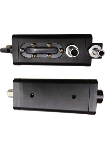 Evrensel Siyah Araç Değiştirilmiş Alüminyum Şaşkın Yağ Toplama Tankı 2 Port Siyah Yağ Hava Ayırıcısı (Yurt Dışından) modelleri