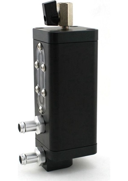 Evrensel Siyah Araç Değiştirilmiş Alüminyum Şaşkın Yağ Toplama Tankı 2 Port Siyah Yağ Hava Ayırıcısı (Yurt Dışından) fırsatları