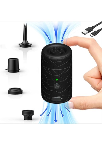 Şişme Için Mini Elektrikli Hava Pompası Taşınabilir Hava Yatak Pompası Havuz Şamandıraları Için Şarj Edilebilir Hava Pompası Uyku Pedleri (Yurt Dışından) fiyatları