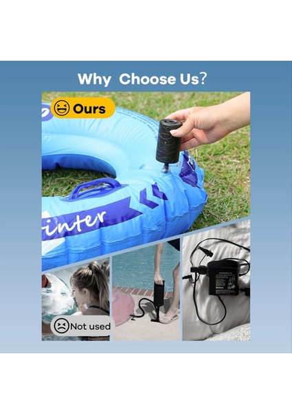 Şişme Için Mini Elektrikli Hava Pompası Taşınabilir Hava Yatak Pompası Havuz Şamandıraları Için Şarj Edilebilir Hava Pompası Uyku Pedleri (Yurt Dışından) indirimleri