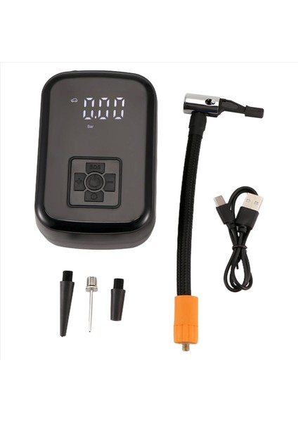 Taşınabilir Araba Hava Pompası USB Şarj Kablosuz Akıllı Dijital Ekran Lastik Şişiricisi Elektrik Lastik Şişiricisi (Yurt Dışından)