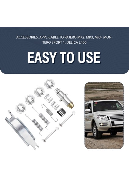 Mitsubishi Pajero Mk2 Mk3 Mk4 Montero Sport 1 2 Delica L400 Sol MB858542 Için Arka El Freni Onarım Kiti (Yurt Dışından) modelleri
