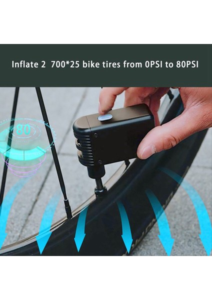 Bisiklet Kablosuz Hava Şişirme Için Portatif E-Pompası (Yurt Dışından) fırsatları