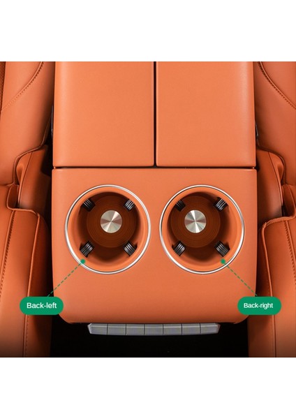 Önde Gelen Ideal Lixiang L7 2022 2023 Iç Modifikasyon Aksesuarları (Siyah) Için Araba Arka Su Bardağı Silikon Ped (Yurt Dışından) modelleri