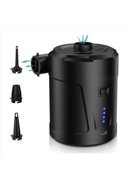 Elektrikli Hava Pompası Taşınabilir Kablosuz Hava Kompresörü Şişirilebilir Yastıklar Için Şişirme Pompaları Hava Yatakları Tekne Yüzme Halkası (Yurt Dışından)