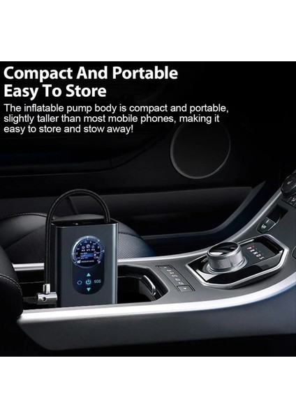 Mini Araç Hava Pompası Dijital Lastik Şişiricisi Taşınabilir Araç Hava Kompresör Pompası Otomatik Araç Motosiklet Bisiklet Lastiği Şişirilebilir (Yurt Dışından) modelleri