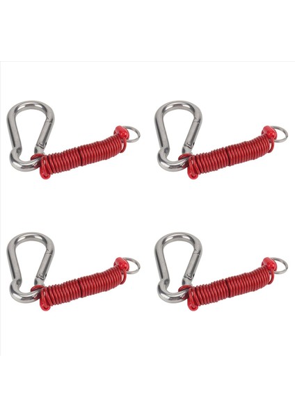 4x Römork Yay Halat Güvenlik Tokası Zip 4 Ayak Ayrılık Kablosu 80-01-2140 (Kırmızı) (Yurt Dışından) fiyatları