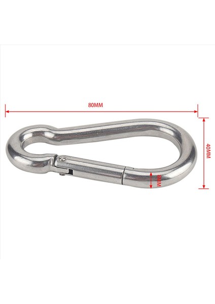 4x Römork Yay Halat Güvenlik Tokası Zip 4 Ayak Ayrılık Kablosu 80-01-2140 (Kırmızı) (Yurt Dışından) indirimleri