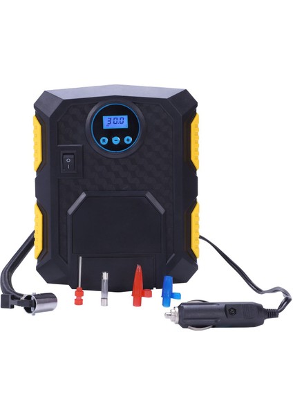 12V Dijital Araç Lastik Şişiricisi Elektrik Hava Kompresörü Otomatik Taşınabilir Pompa (Yurt Dışından)