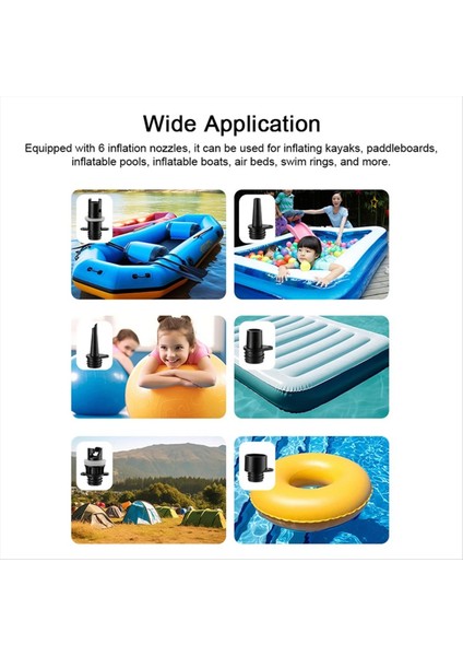 Taşınabilir Elektrik Hava Pompası 20PSI Basınçlı Kürek Kartı Kompresör Enflasyonu ve Deflasyon Pompası Sup Sörf Teknesi (Yurt Dışından) indirimleri