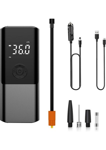 Araba Hava Pompası Taşınabilir Mini Kendinden Talzili Elektrik Lastik Pompası Hava Pompası Elde Taşınağı Çift Amaçlı Bisiklet Lastik Araç Hava Pompası (Yurt Dışından)