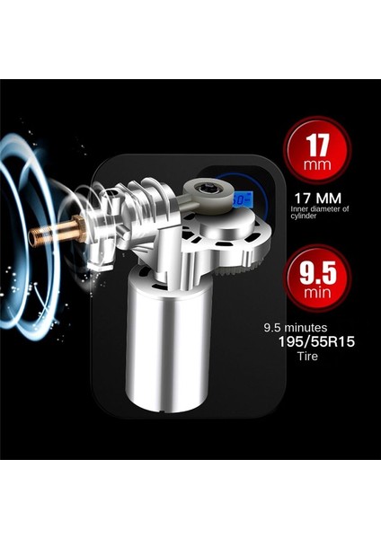 Araç Şişirici Pompası Lastik Şişman Pompası Hava Kompresör Pompası Araç Bisiklet Motosiklet Lastik Şişiricisi Dijital Ekran (Yurt Dışından) indirimleri