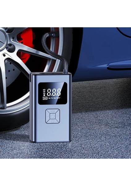 4000MAH Taşınabilir Araba Hava Kompresörü 150PSI Elektrik Kablosuz Hava Pompası Lastik Şişiricisi Pompası Motosiklet Bisiklet Araba Topu (Yurt Dışından) modelleri