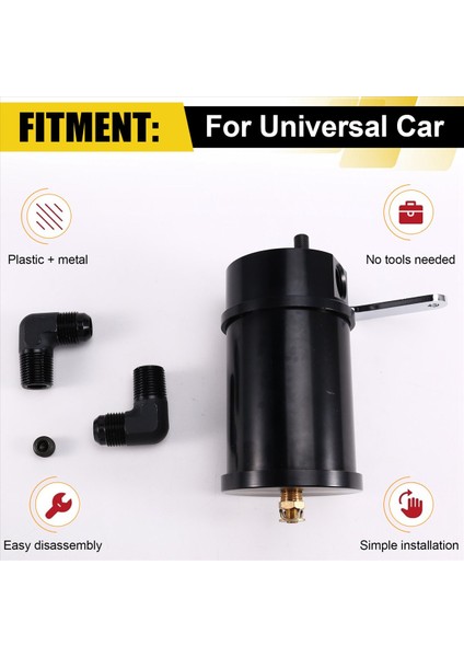 Yağ Yakalama Kutusu Hava Filtresi Havalandırma Düz Başlı Atık Yağ Geri Kazanımı Otomobil Parçaları Olabilir (Yurt Dışından) indirimleri