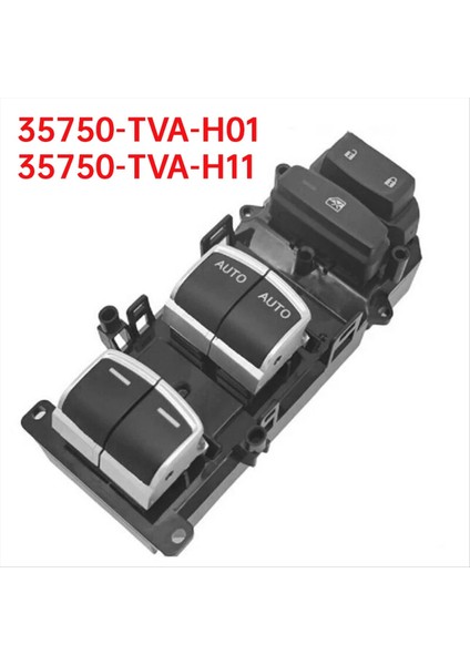35750-TVA-H01 Güç Penceresi Honda Için Ana Kontrol Anahtarı Accord 2019-2023 35750-TVA-H11 Pencere Regülatör Düğmesi (Yurt Dışından) modelleri