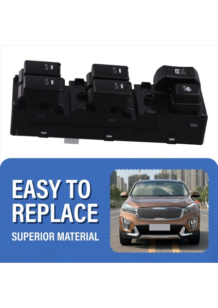 Kia Sorento Için Yeni 2009-2014 93573-2P300 Sol Güç Penceresi Ana Kontrol Anahtarı Pencere Regülatörü Düğmesi 935732P300 (Yurt Dışından) indirimleri