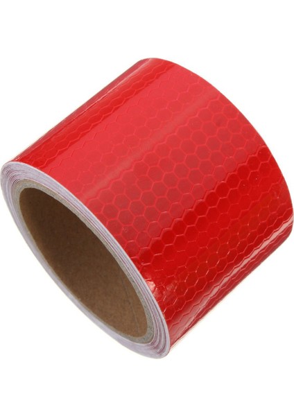 2pcs 5cm x 3m Bant Uyarı Bant Reflektörü Bant Güvenlik Bandı Kırmızı (Yurt Dışından) fiyatları