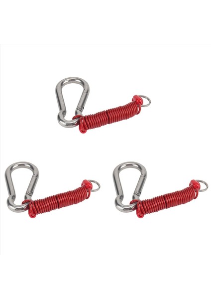 3x Römork Yay Halat Güvenlik Tokası Zip 4 Ayak Ayrılık Kablosu 80-01-2140 (Kırmızı) (Yurt Dışından) fırsatları