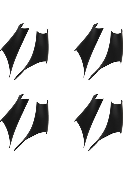 8pcs Abs Iç Kapı Kolu -Bmw 3 4 Seri 3 Serisi Gt F30 F35 2013-2019 Siyah (Yurt Dışından)