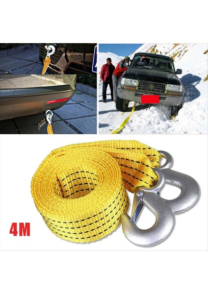 1 Adet Araba Çekme Kablosu Ağır Hizmet Römork Halat Çekme Çekme Ipi Kancaları Van Yol Kurtarma Naylon Ip (Yurt Dışından) fiyatları