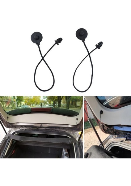 Ford Focus Hatchback 2012-2017 Için 2 Adet Arka Bagaj Torbası Tepsi Kayışları Parsel Raf Dizesi (Yurt Dışından) fiyatları